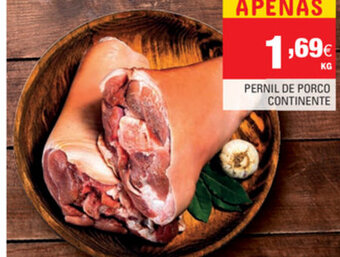 Continente Pernil de Porco Continente promoção
