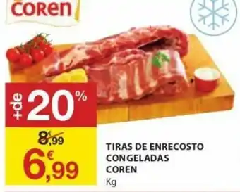E.Leclerc Tiras de Entrecosto Congeladas Coren promoção