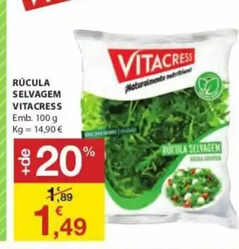 E.Leclerc Rúcula Selvagem Vitacress 100g promoção