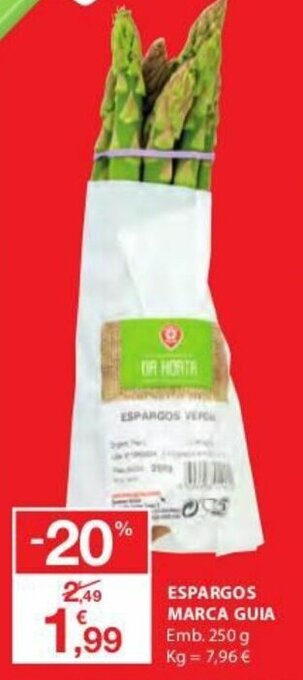 Espargos Marca Guia 250g