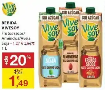 E.Leclerc Bebida Vivesoy 1L promoção