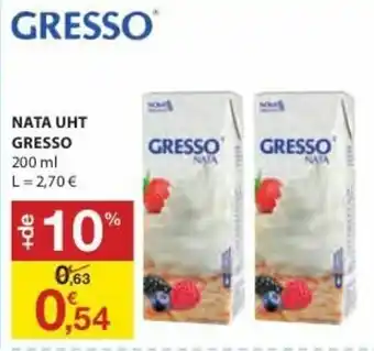 E.Leclerc Nata UHT Gresso 200ml promoção