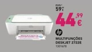 Radio Popular HP Multifuncoes Deskjet promoção