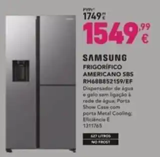 Radio Popular Samsung Frigorifico Americano SBS promoção