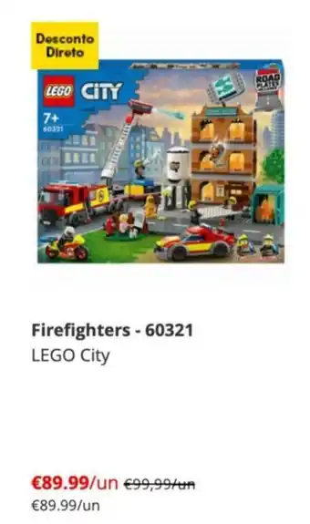 Continente Firefighters Lego City promoção