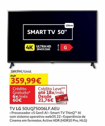 Auchan Tv lg promoção