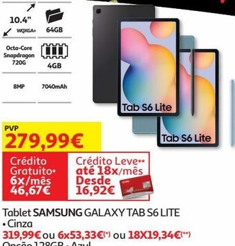 Auchan Tablet samsung promoção
