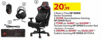 Auchan Cadeira gaming hp promoção