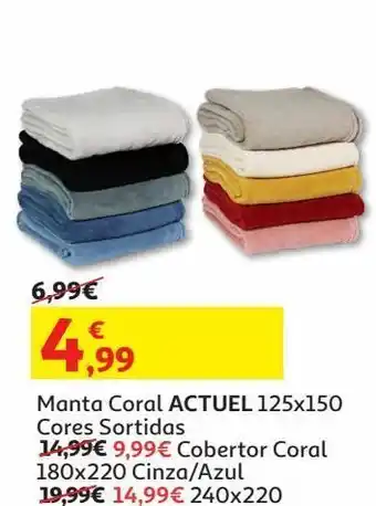 Auchan Manta coral actuel promoção