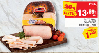 Continente Peito Peru Campofrio Forno de Lenha promoção
