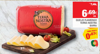 Queijo Flamengo Terra Nostra Barra