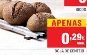 Continente Bola de Centeio promoção