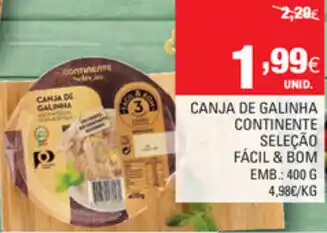 Canja de Galinha Continente 400g
