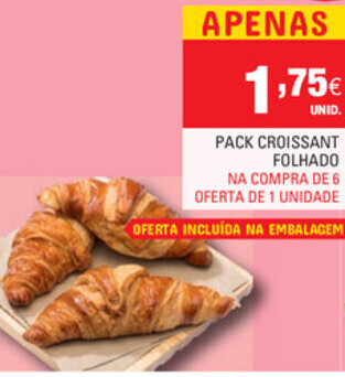 Continente Pack Croissant Folhado promoção
