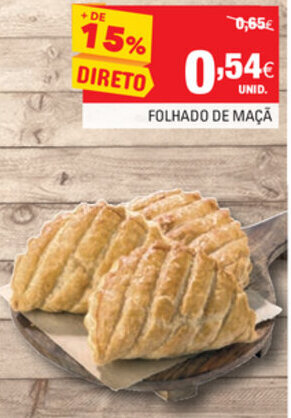 Continente Folhado de Maçã promoção