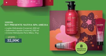 O Boticário Kit Presente Nativa Spa Ameixa promoção