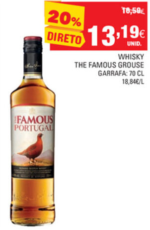 Whisky The Famous Grouse 70cl