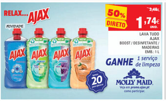 Continente Lava Tudo Ajax 1L promoção