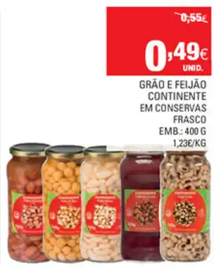 Continente Grão Feijão Continente 400g promoção