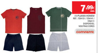 Continente Pijama Homem promoção