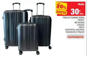 Trolley Cabine Roma Packit Preto