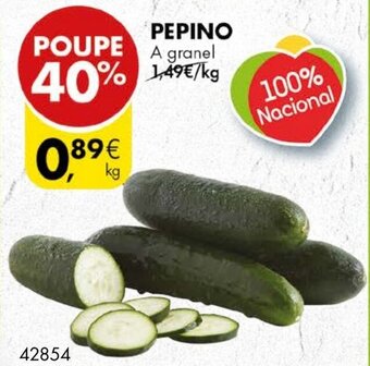 Pingo Doce Pepino promoção