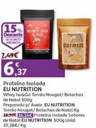 Proteina isolada eu nutrition