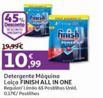 Det. loiça máquina finish