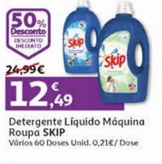 Det. roupa máq. liquído skip