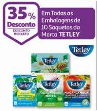 Auchan Infusão tetley promoção