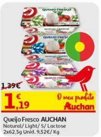 Queijo fresco auchan