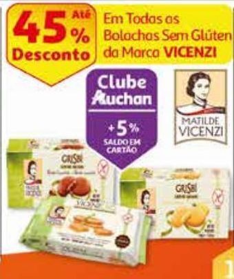 Auchan Bolachas grisbi vicenzi promoção