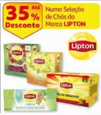 Auchan Chá preto lipton promoção