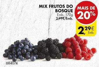 Pingo Doce Mix Frutos do Bosque 170g promoção