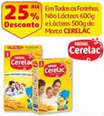 Farinha não láctea cerelac