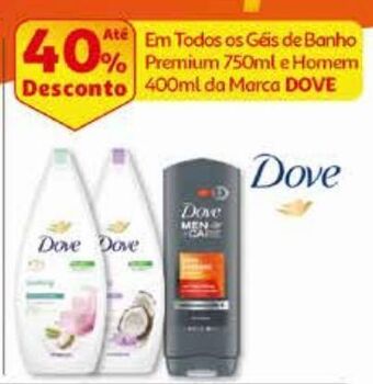 Gel de banho dove