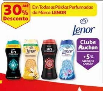 Auchan Pérolas perfumadas lenor promoção