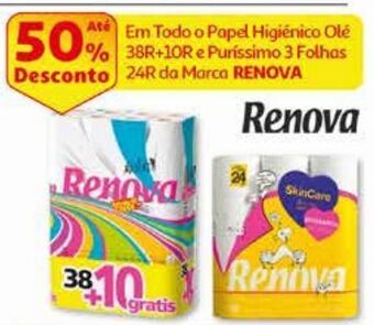 Auchan Papel higiénico renova promoção