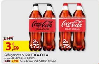 Auchan Refrigerante c/gás coca-cola promoção