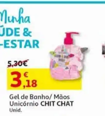 Gel de banho/mãos unicórnio chit chat /unid.