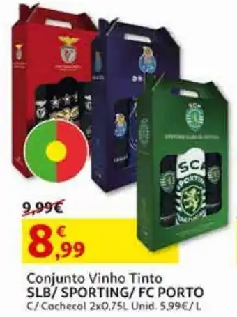 Auchan Conjunto vinho tinto promoção