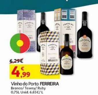 Auchan Vinho do porto ferreira promoção