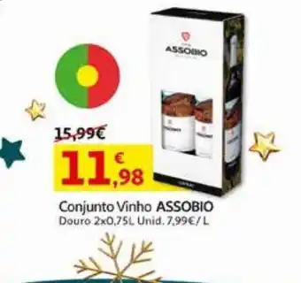 Auchan Conj. vinho assobio douro 2x0.75 l promoção