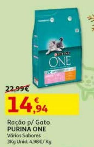 Auchan Ração gato purina one promoção