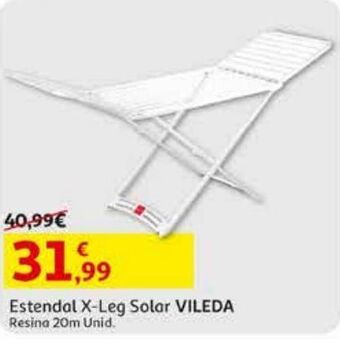 Auchan Estendal x-leg solar vileda resina 20m promoção