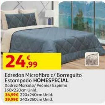 Auchan Edredão mic. sherpa homespecial promoção