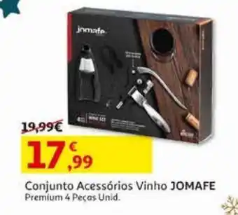 Auchan Conj. acess. vinho jomafe premium 4 peças promoção
