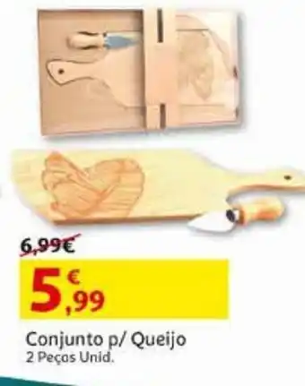 Auchan Conjunto para queijo 2 peças promoção