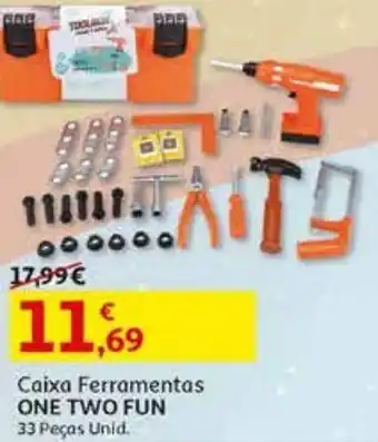 Caixa ferramentas one two fun 33pcs