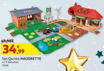 Auchan Set quinta majorette c/5 veículos promoção